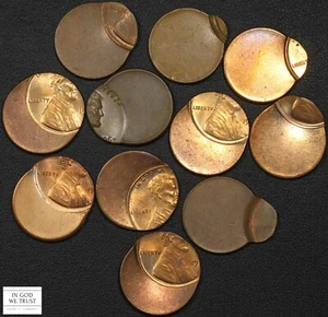 Lot of 11x Off Center Mint Error Lincoln Memorial Cents 1C (99C AUCTION) - Picture 1 of 2