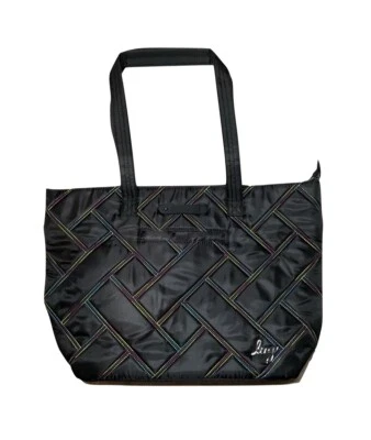 Bolso de Mano Mediano Lug con Manga Trolley Forro Cielo Negro Arco Iris Edredón Cierre con Cremallera Nuevo sin Etiquetas Foto 1 de 4