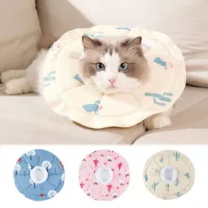 Adjustable Cat Protection Collar Pet Cone Collar for Cats Kitten - Picture 1 of 13