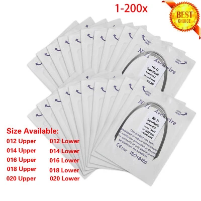 SANDENT Dental Orthodontic Niti Arch Wire Super Elastic Ovoid Form Round - Image 1 of 4