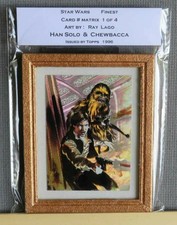 Star Wars Finest - Card No MATRIX 1 of 4 - Han Solo and Chewbacca