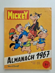 Magazine livre ALMANACH du Journal de Mickey année 1967 - Picture 1 of 1