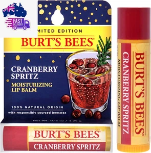 Burts Bees Cramberry Spritz Moisturizing Lip Balm for Unisex 0.15 Oz Lip Balm - Picture 1 of 12