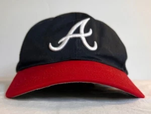 Atlanta Braves Mens 47 Forty Seven Baseball Cap Hat Blue Embroidered One Size - Picture 1 of 8