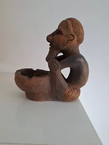 Antique Terracotta Figurine Sculpture - Picture 1 of 17