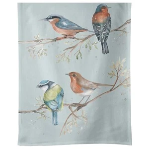 Meg Hawkins Cotton Tea Towel - British Birds - Picture 1 of 1