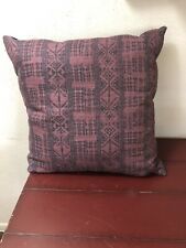 1 Peter Dunham Textiles Throw Pillow 22x22" Addis in Midnight Pasha Decor Pillow