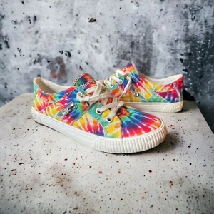 Blowfish Malibu Womens Sneakers Size 8 Multicolor Tie Dye Slip On Sneakers - Picture 1 of 14