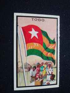 1963 Topps Flags Midgee Card # 89 Togo (EX)