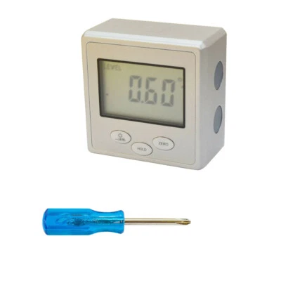 Angle Cube Digital Magnetic Protractor Gauge Level - Image 1 of 4