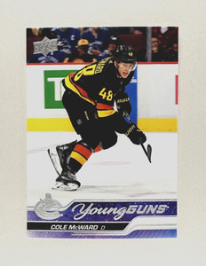 Cole McWard 2023-24 Upper Deck Series 1 Young Guns Rookie RC Vancouver Canucks