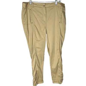 Pantalones convertibles Chico's tostados recortados al tobillo para mujer talla 2,5/14/grande - Imagen 1 de 4