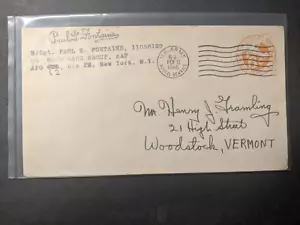 APO 62 BAD KISSINGEN, GERMANY 1946 Army Air Force Cover 65th AACS Gp, AAF - Picture 1 of 2