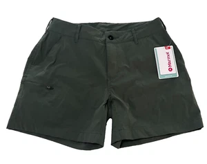 NWT Marmot Raina Womens Size 6 Crocodile Green 5" Inseam Outdoor Shorts 47090 - Picture 1 of 5