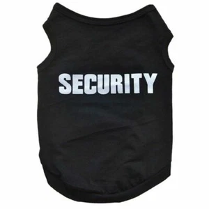 Pet Vest Puppy Clothes Dog Cat T Shirt Princess, K9, Boss, Security-Pick - Picture 1 of 4