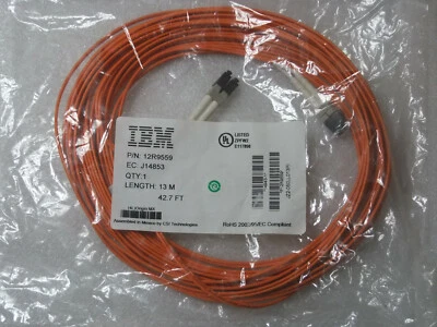 IBM 19K1252  Duplex Multimode Fibre Cable 5m 16.4ft - Image 1 of 2
