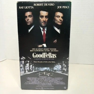 Goodfellas VHS 1991 Robert De Niro Ray Liotta Joe Pesci  Foto 1 de 4