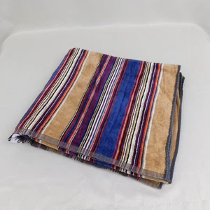 Vintage Sand N Surf Multicolor Stripe Terry Cotton Beach Towel #8000 - Picture 1 of 5