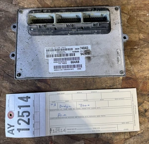 2003 Dodge Ram 3500 5.9L Diesel PCM Powertrain Control Module Unit P56028740AD - Picture 1 of 6