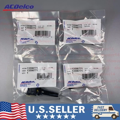 Paquete de 4 - Sensor de presión de neumáticos genuino OEM GM TPMS para camionetas y furgonetas GMC 13540601 Foto 1 de 4