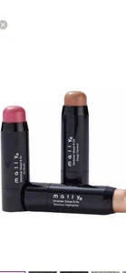 Mally Beauty Shimmer Shape & Go Highlight & Contour Trio Lighter 3x0.21 oz NIB - Picture 1 of 6