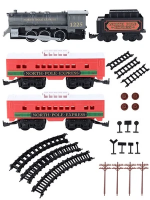 29 Piece North Pole Express Christmas Train Set With Headlight - image 1 of 4