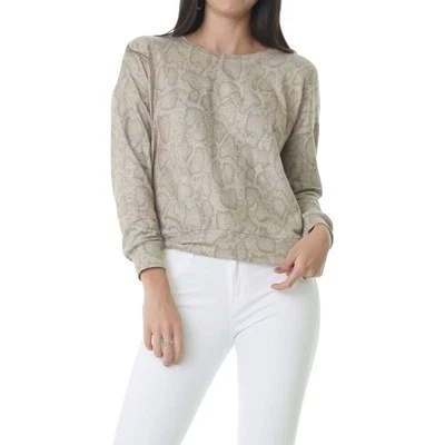 Sudadera Sundry Estampado Serpiente Manga Larga Cuello Redondo Talla 3 (US L) Caqui Neutro Foto 1 de 4