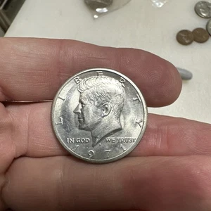 1971D John F. Kennedy D Silber Half Dollar Münze - Bild 1 von 5