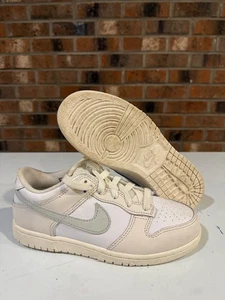 Scarpe Nike Dunk basse bambino taglia 3 Y beige crema verde sneakers stringate - Foto 1 di 9