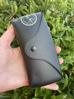 Ray-Ban Black Glasses Case with Snap Closure New - Image 1 of 4