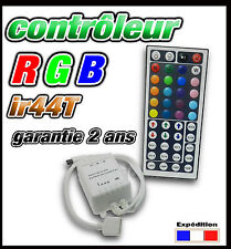 825# contrôleur  pour bande LED souple RGB / RVB strip LED controller IR 44t