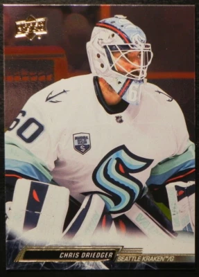 2022-23 22/23 Upper Deck SILVER FOIL #149 Chris Driedger Seattle Kraken - Image 1 of 2