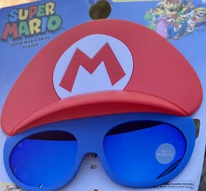 Nintendo Super Mario Bros. Kids Sunglasses Shades Costume Party Sun-Staches NEW - Picture 1 of 5