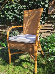 4 Stück Lloyd Loom Armlehnstühle - Bild 1 von 4