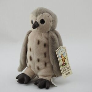 Vintage Disney Gund Classic Winnie the Pooh Owl 6" Plush Stuffed Animal