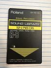Roland Sn-R8-06 Ethnic Percussion Rom For R-8 And R-8M R8 R8m Drum Machine