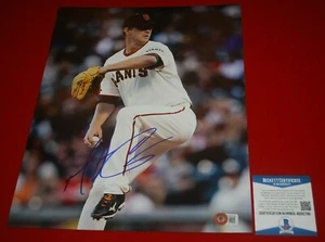 MATT CAIN San Francisco giants signed 11X14 PHOTO BECKETT COA BD92780 - Picture 1 of 1