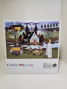 Charles Wysocki - Büffelspiele - 300 große Teile Puzzle - "Alles wissen" - versiegelt - Bild 1 von 5