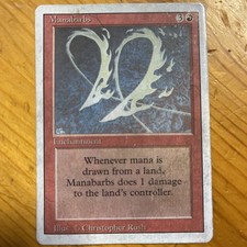 Manabarbs - Magic The Gathering - Revised Edition HP/D
