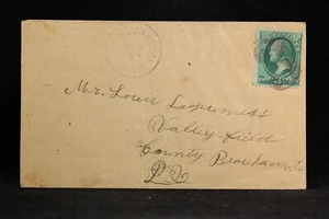 Vermont: South Woodstock ca. 1880 Violet CDS e SOTN Fancy Large 3, Windsor Co - Foto 1 di 2