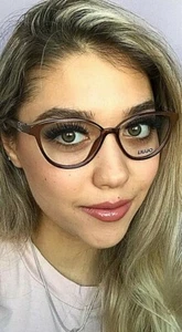 Nuevo marco de gafas para mujer LIU JO LJ 2618 LJ2618 210 marrón pulido 53 mm Rx - Imagen 1 de 8