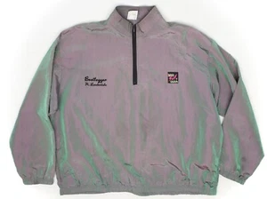 VTG Surf Style Windbreaker Jacket Unisex 1/2 Zip Bootlegger Ft Lauderdale USA - Picture 1 of 5