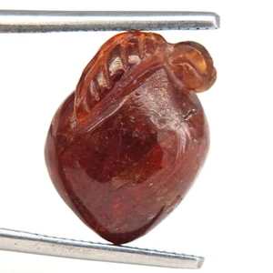 Shola Genuine 13.92 Ct Natural Spessartine Mandarin Garnet Mango Carvings Namib - Picture 1 of 2