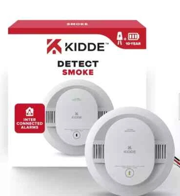 Kidde 20SA10 Hardwired Interconnected Smoke Detector Photoelectric sensor