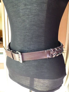 PAUL & JOE SISTER Ledergürtel geflochten braun Gr. 38 40 Top Zustand - Bild 1 von 4