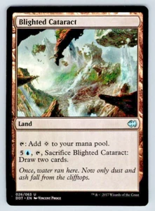 Blighted Cataract Magic The Gathering MTG Card Duel Decks: Merfolk vs Goblins - Picture 1 of 2