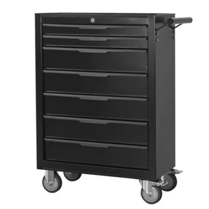 7-Drawer Rolling Tool Chest Cabinet,Large Capacity Metal Tool Box on Wheels&Lock - Picture 1 of 9