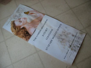 MARIAH CAREY 2001 "GREATEST HITS" DIRTY 2-SIDED FULL-COLOR PROMOTIONAL POSTER - Picture 1 of 3