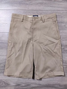 Lands End Shorts Kids Boys Size 14 Beige Bottoms Active Chino School Uniform - Picture 1 of 9
