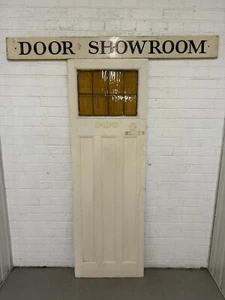 Vintage Reclaimed Edwardian Internal 4 panel Door 1810 Or 1818 x 604mm - Picture 1 of 14